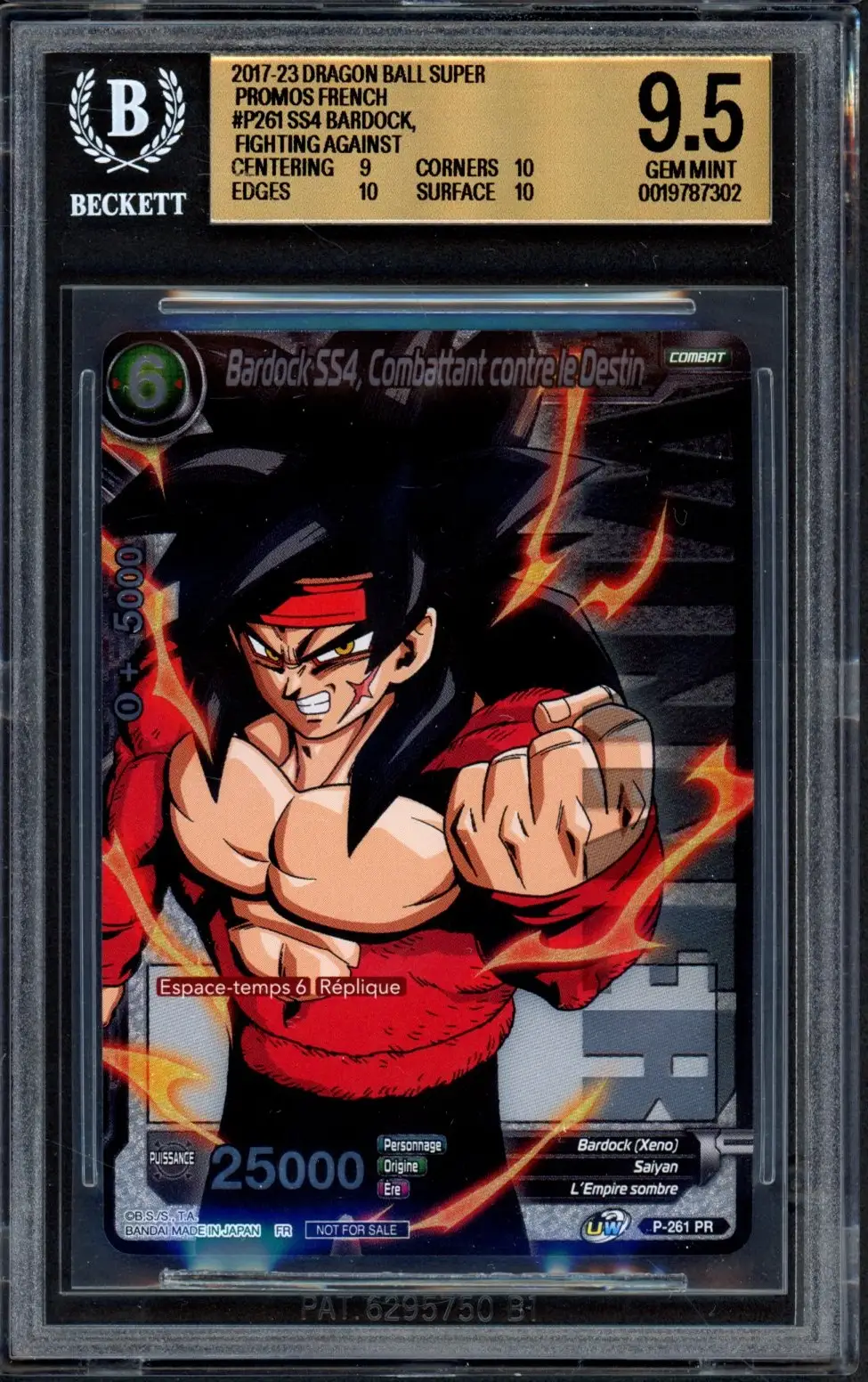 BGS 9.5 Bardock SS4, Combattant contre le Destin