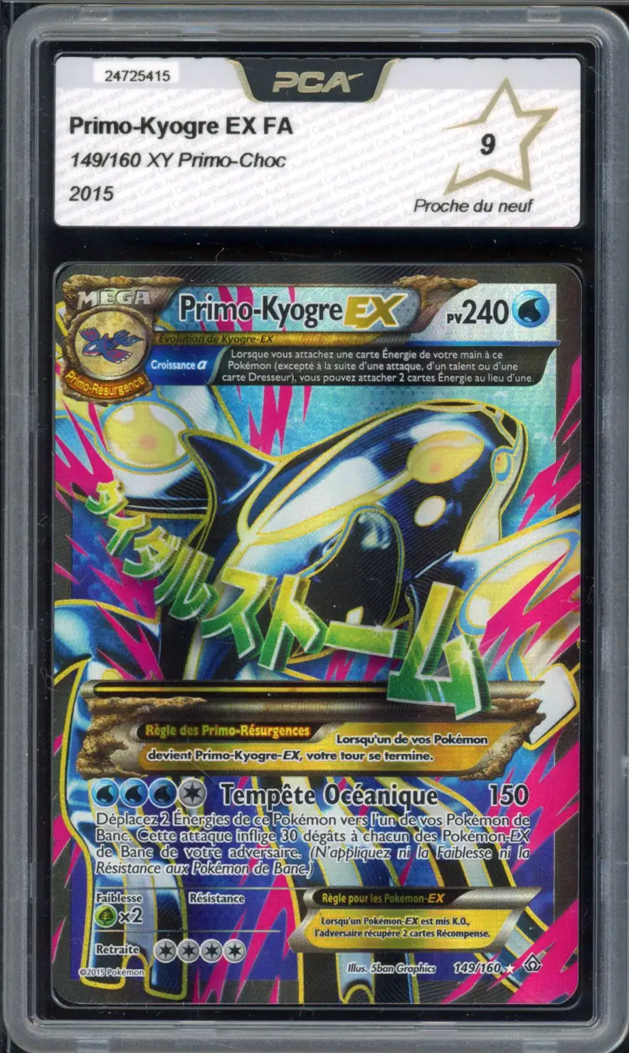 PCA 9 Primo-Kyogre Ex