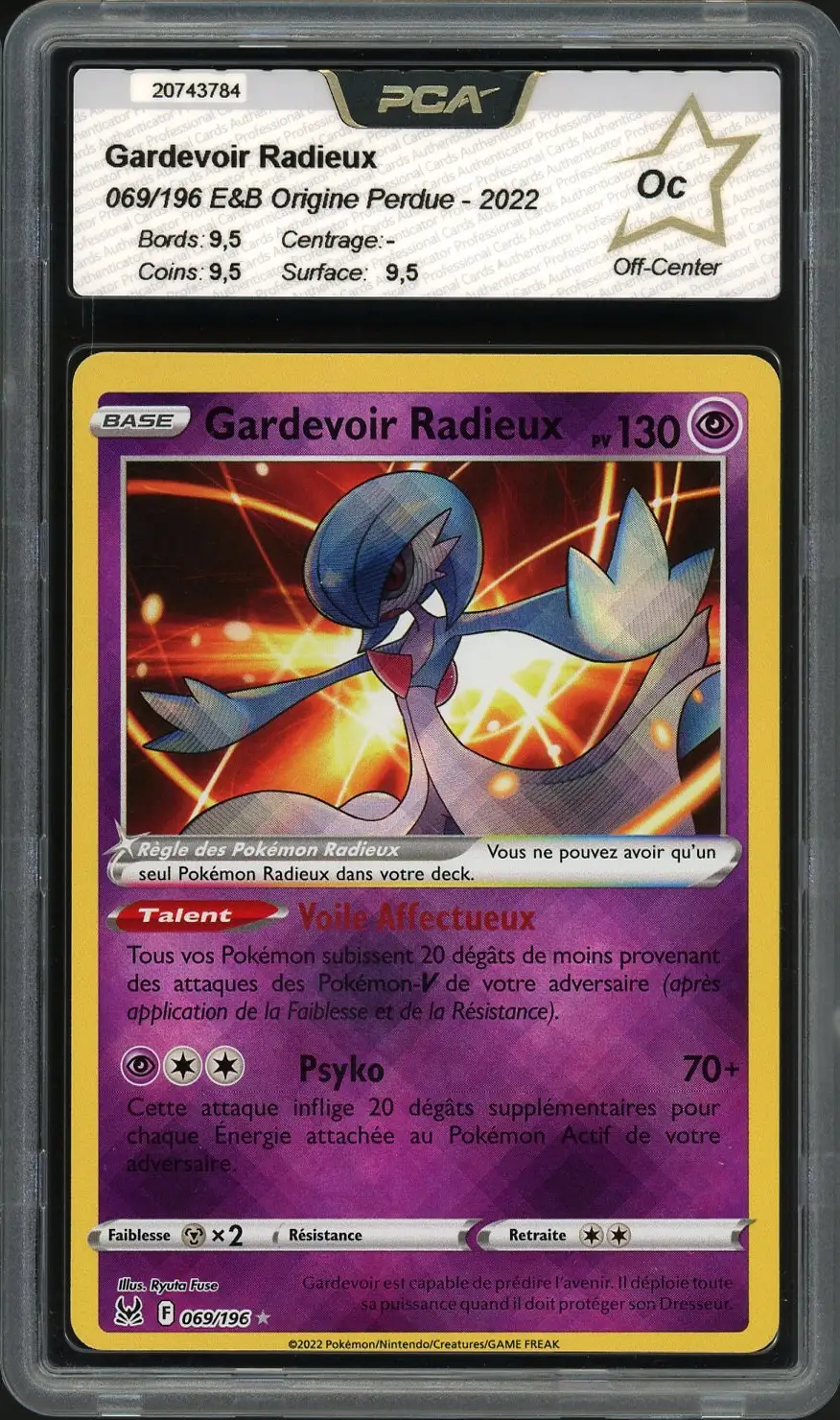 PCA 9.5 Gardevoir Radieux