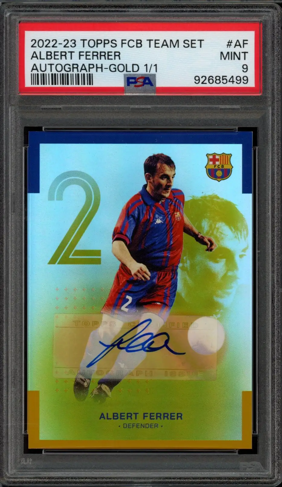 PSA 9 Albert Ferrer