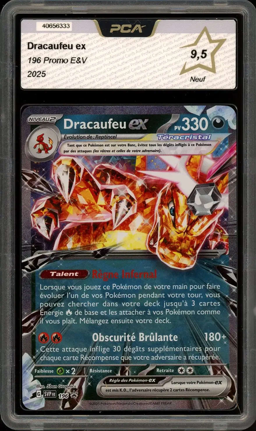 PCA 9.5 Dracaufeu Ex