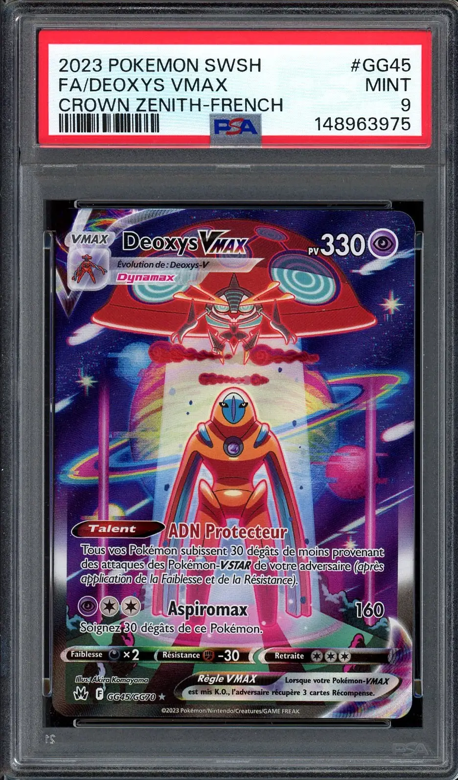PSA 9 Deoxys VMax