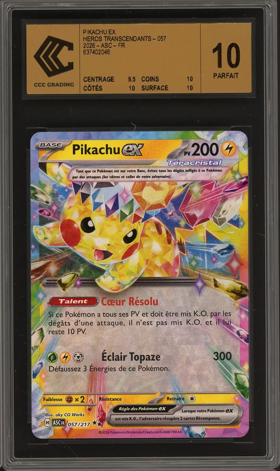 CCC 10 Pikachu Ex