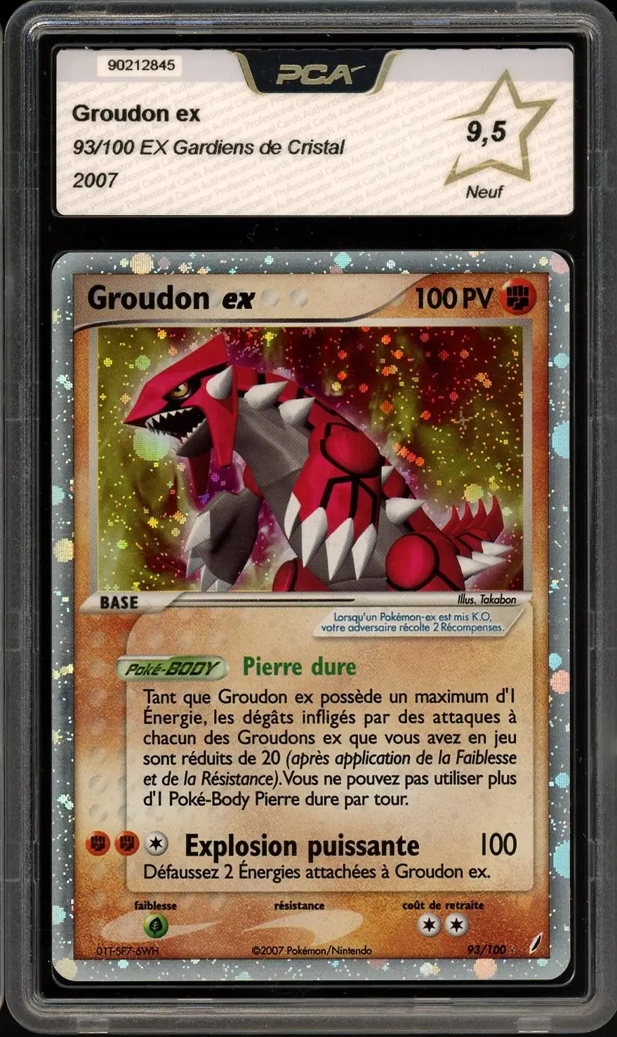 PCA 9.5 Groudon Ex