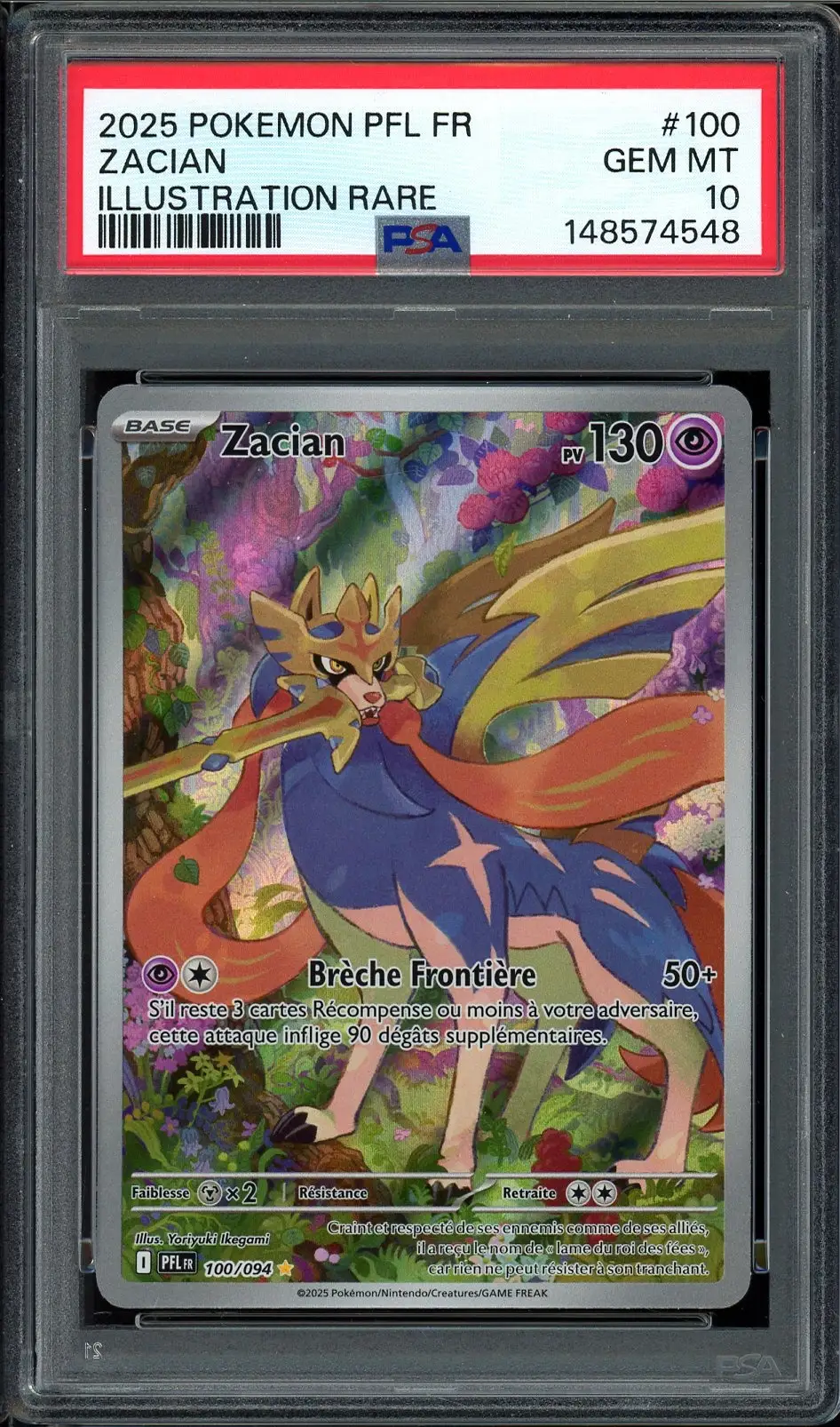 PSA 10 Zacian