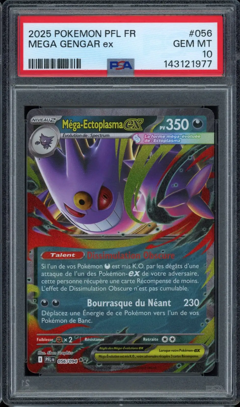 PSA 10 Méga-Ectoplasma Ex