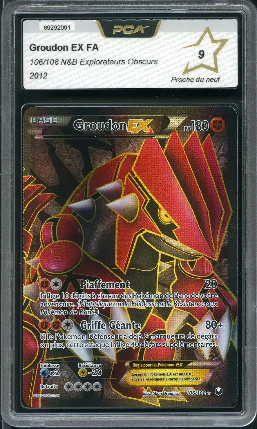 PCA 9 Groudon Ex