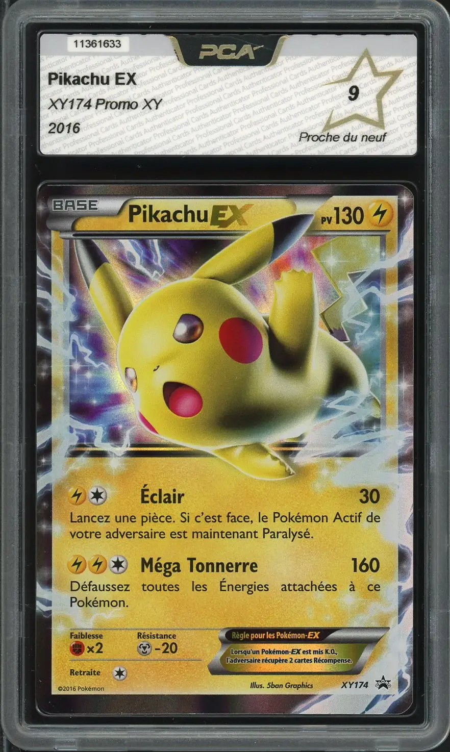 PCA 9 Pikachu Ex