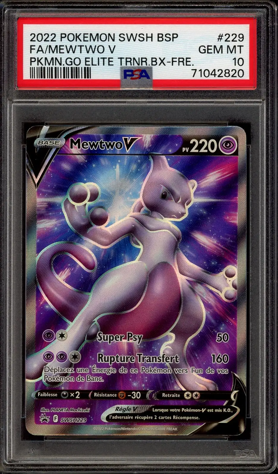 PSA 10 Mewtwo V
