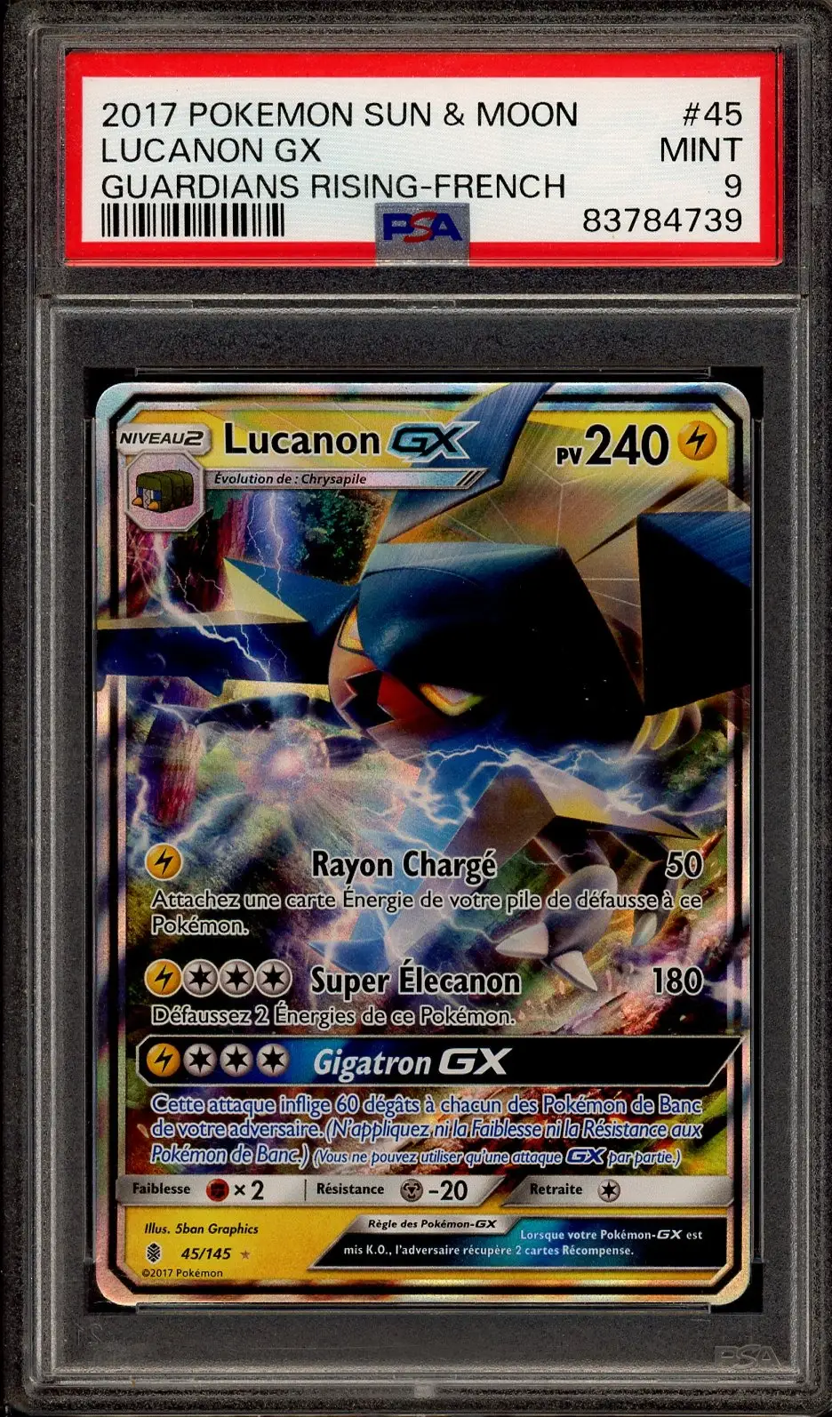 PSA 9 Lucanon Gx