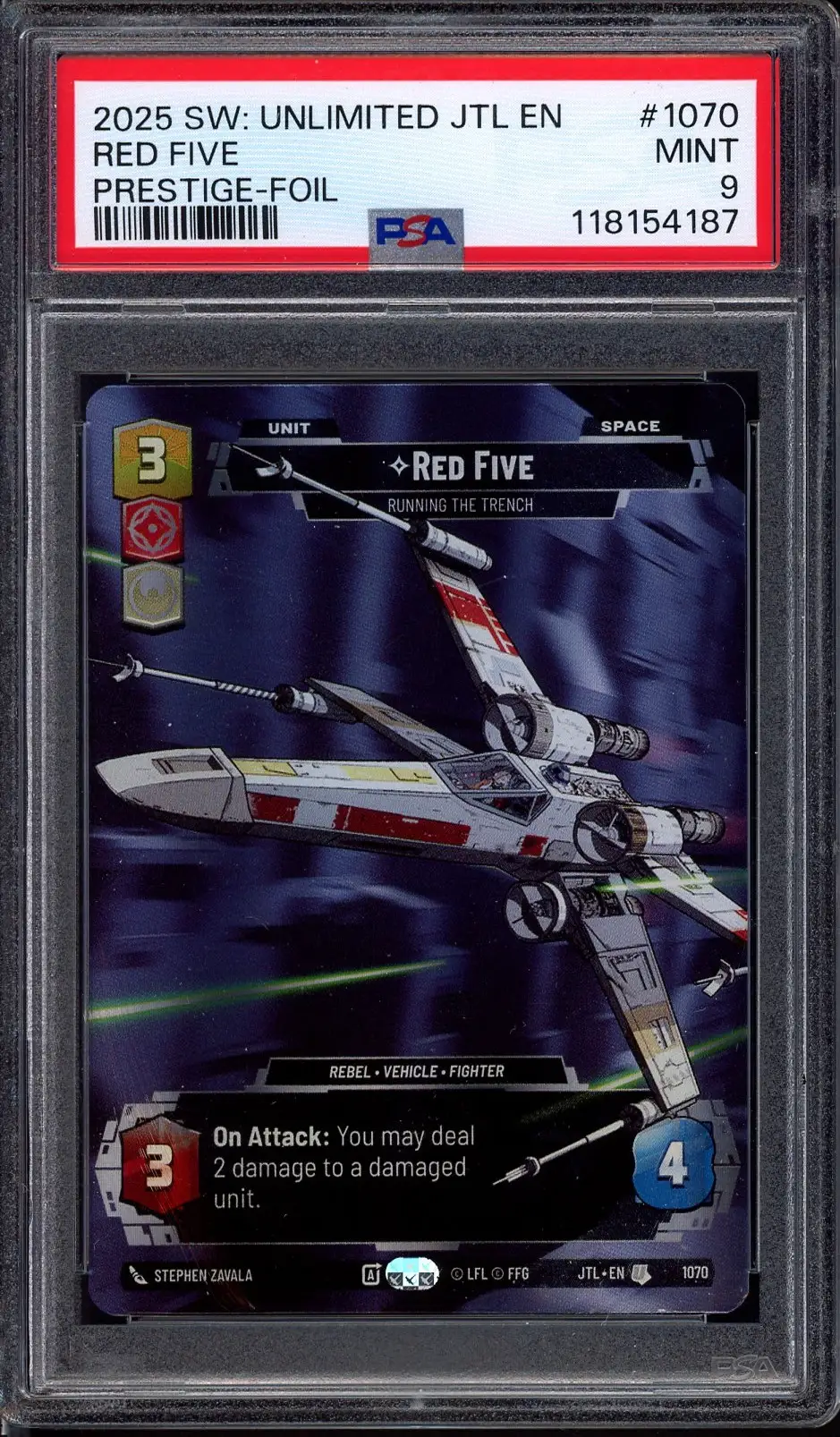 PSA 9 Red Five