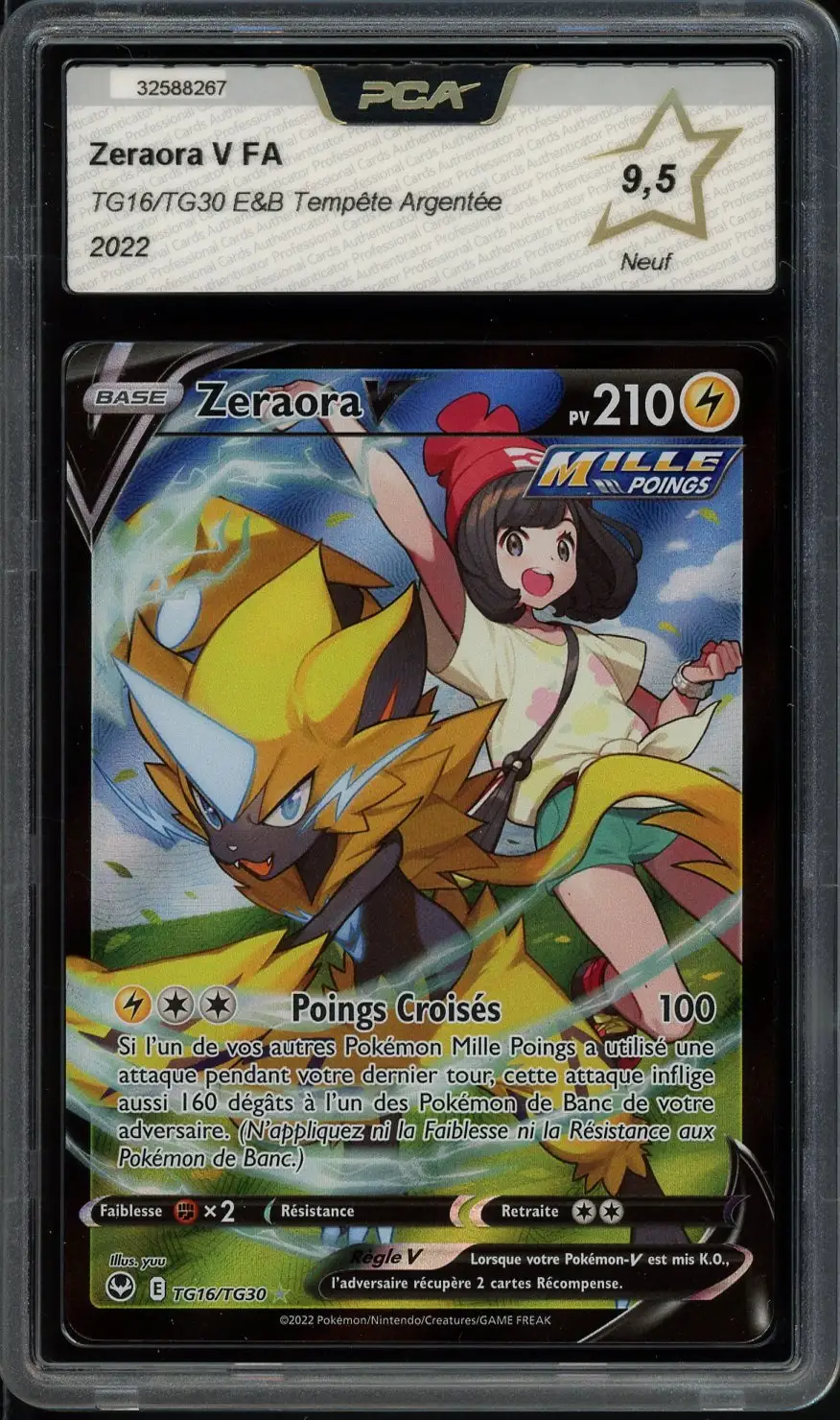 PSA 9 Zeraora VStar