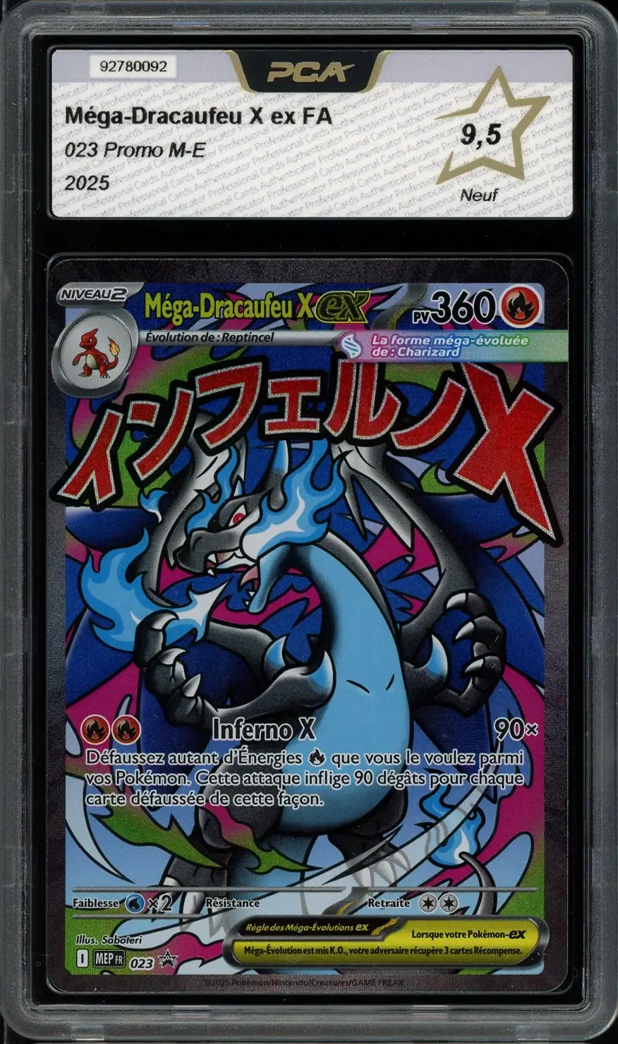 PCA 9.5 Méga-Dracaufeu X Ex