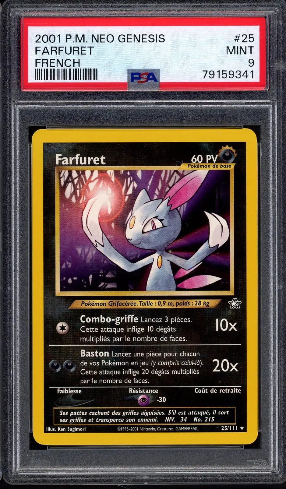 PSA 9 Farfuret