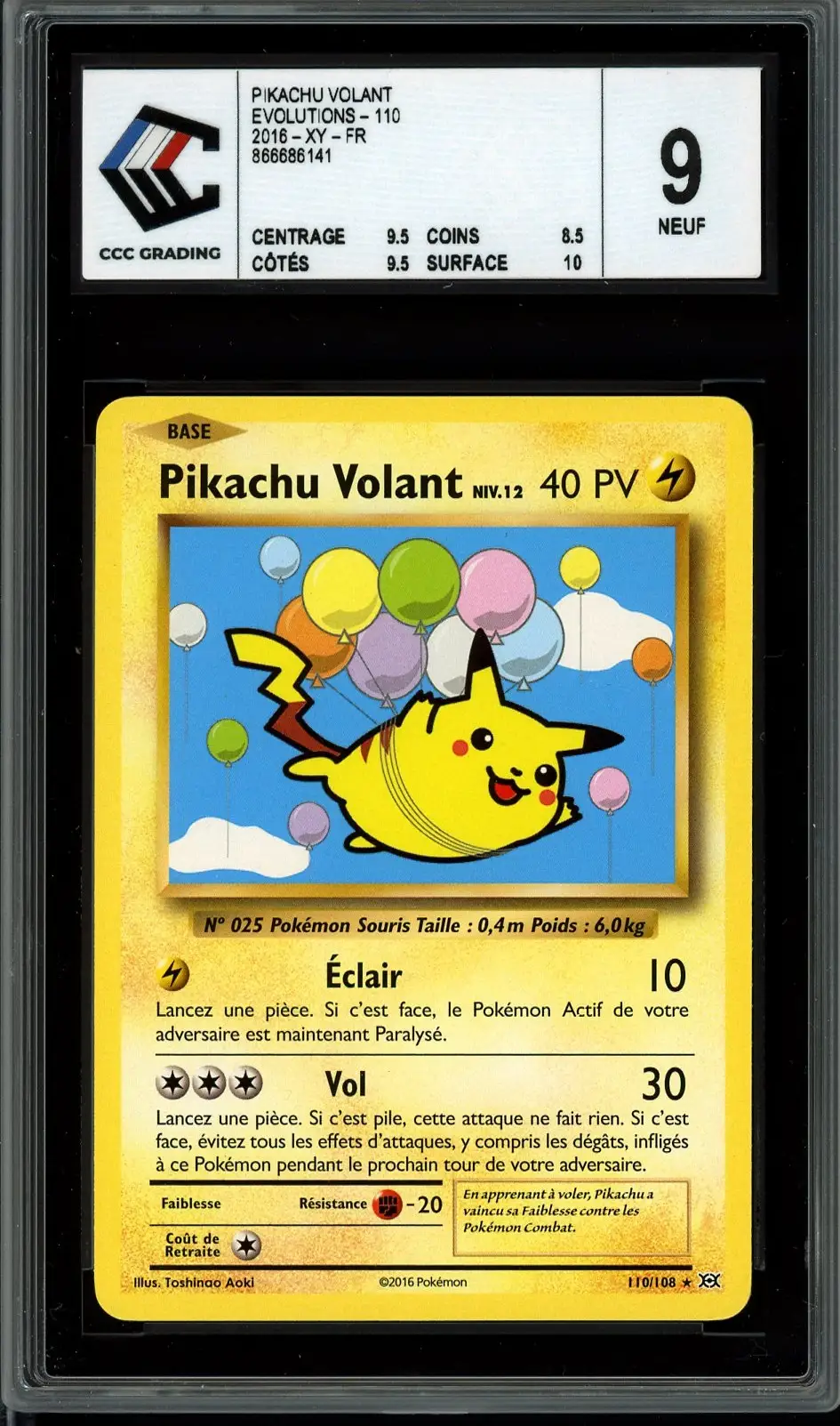 CCC 9.5 Pikachu volant