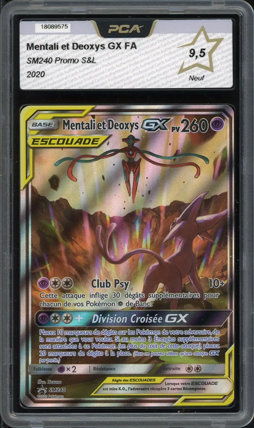 PCA 9.5 Mentali et Deoxys Gx