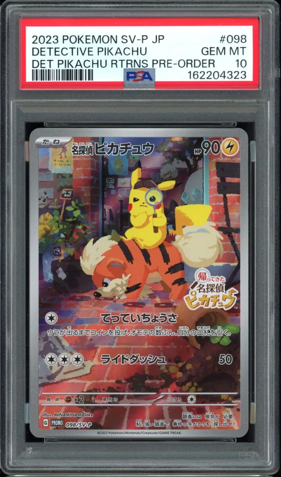 PSA 10 Detective Pikachu