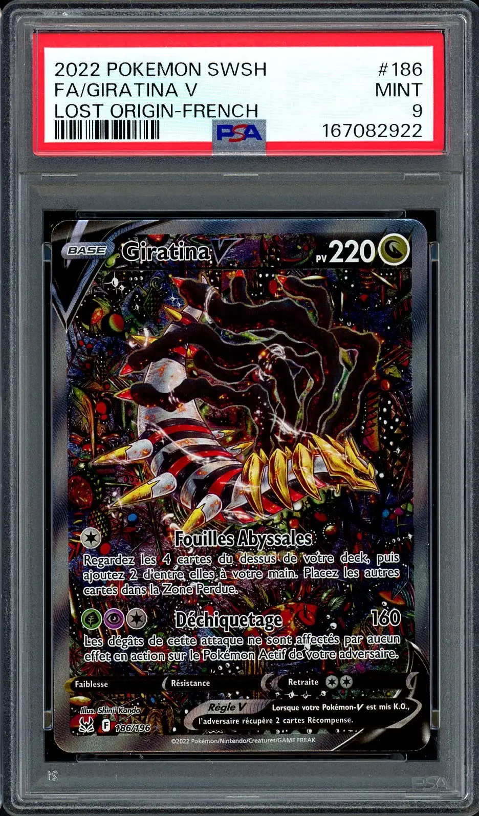 PSA 9 Giratina V