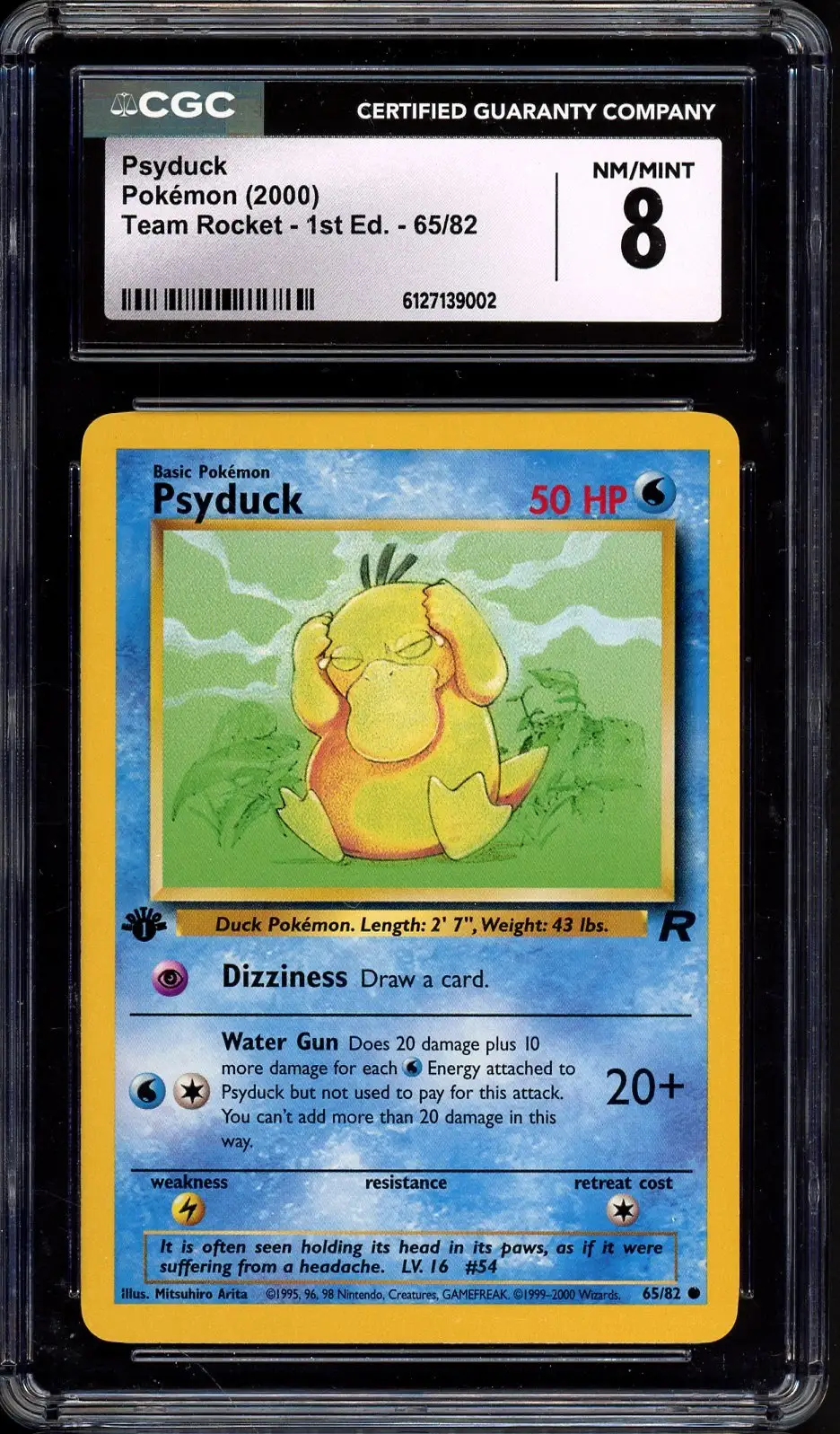 CGC 8 Psyduck