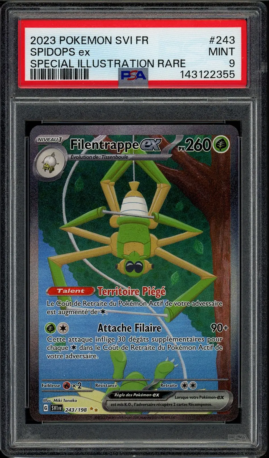 PSA 9 Filentrappe Ex