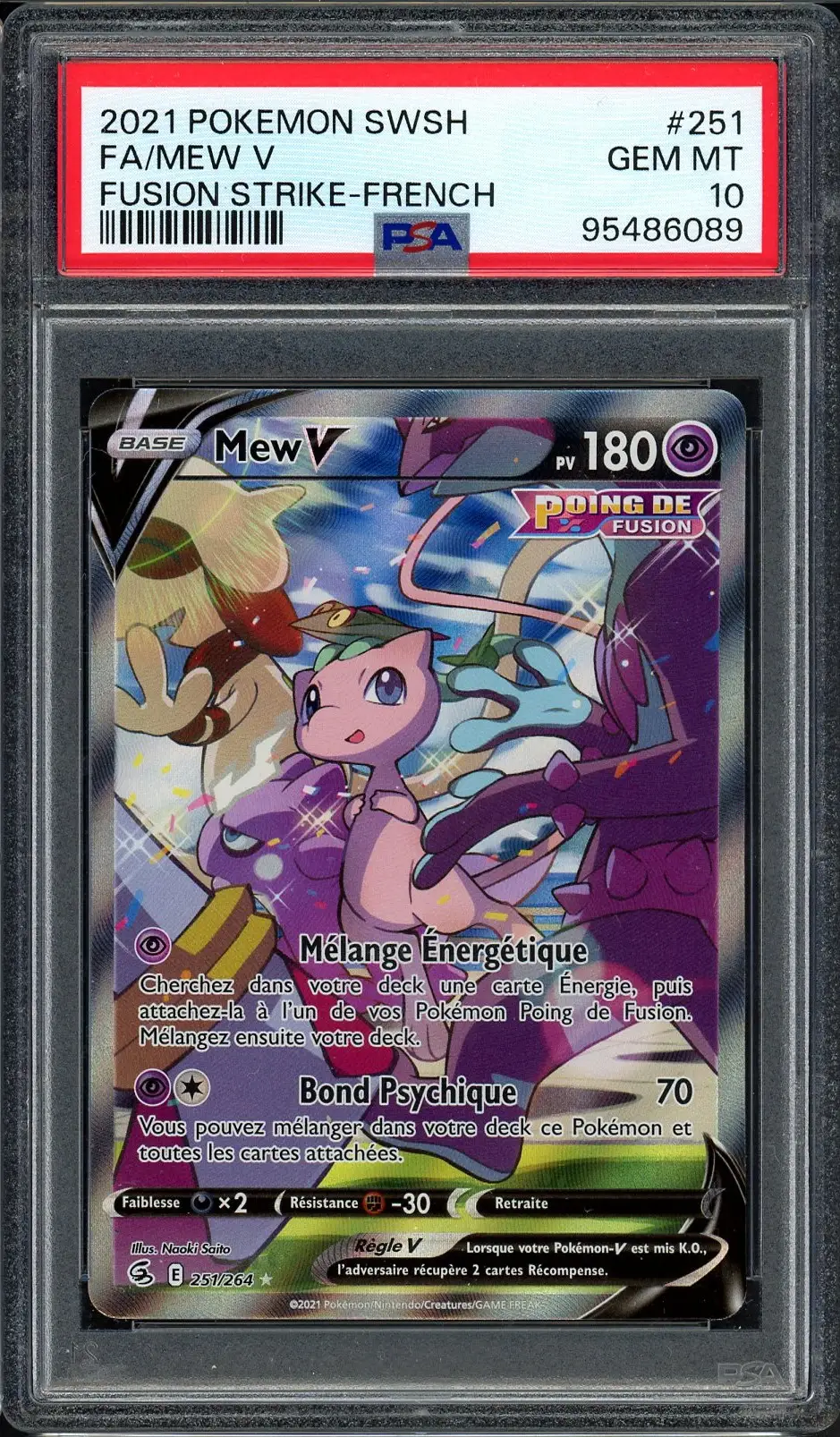 PSA 10 Mew V