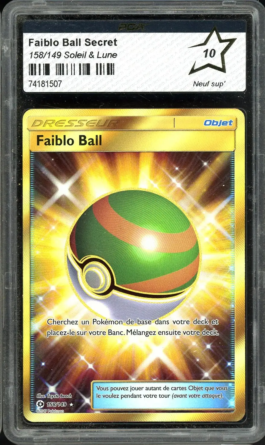 PCA 10 Faiblo Ball Gold