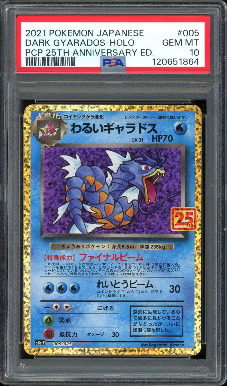 PSA 10 Dark Gyarados Holo