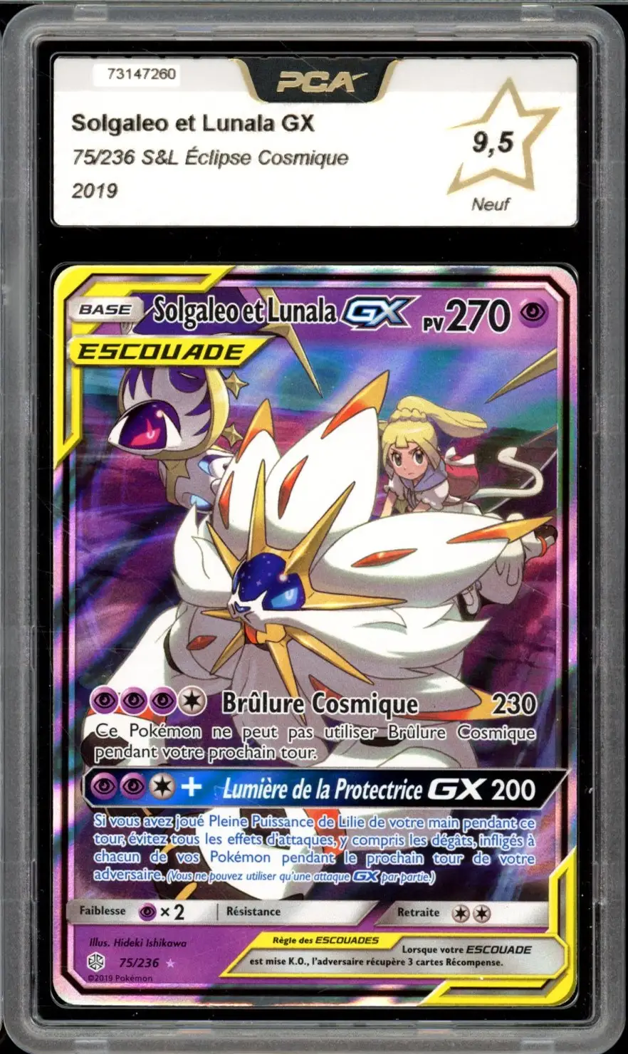 PCA 9.5 Solgaleo et Lunala Gx