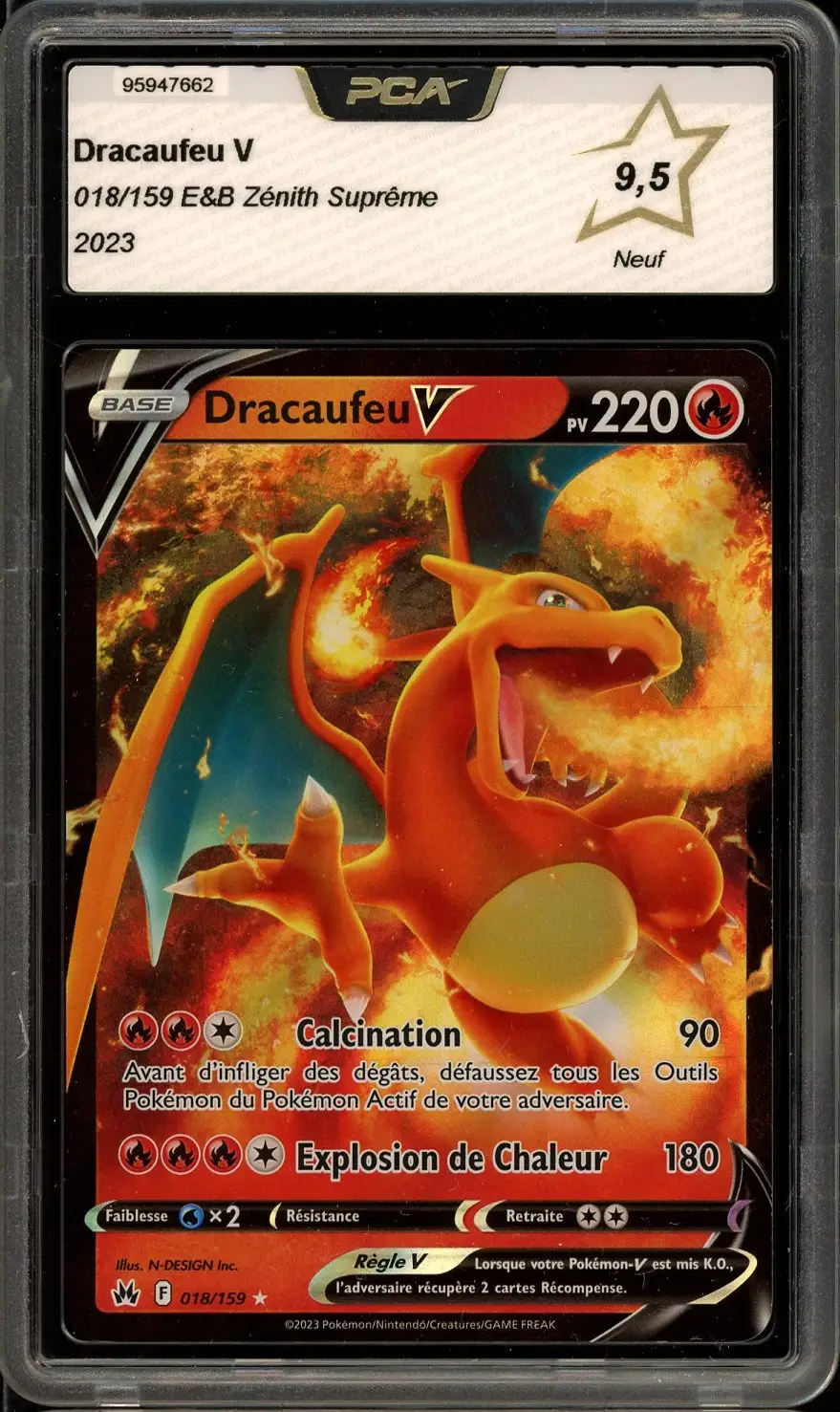 PCA 9.5 Dracaufeu V