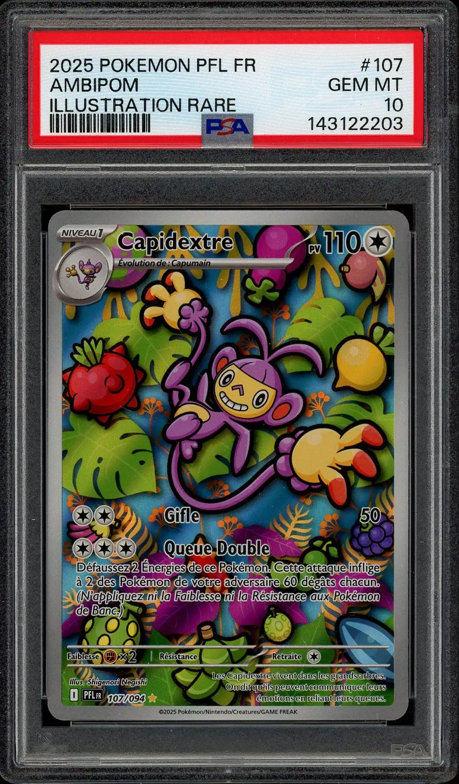PSA 10 Capidextre