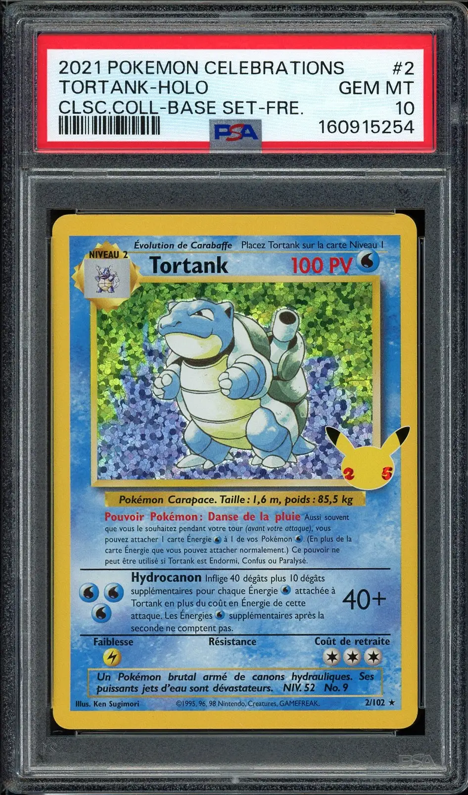PSA 10 Tortank Holo