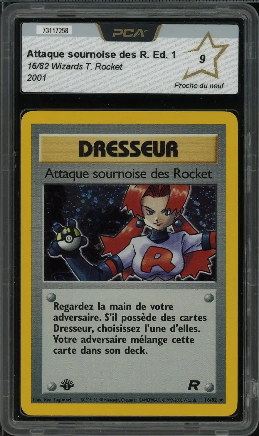 PCA 9 Attaque sournoise des Rocket Holo