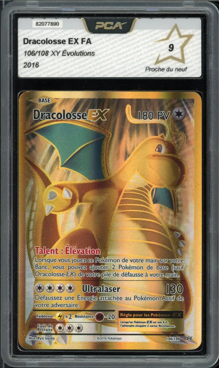 PCA 9 Dracolosse Ex Gold
