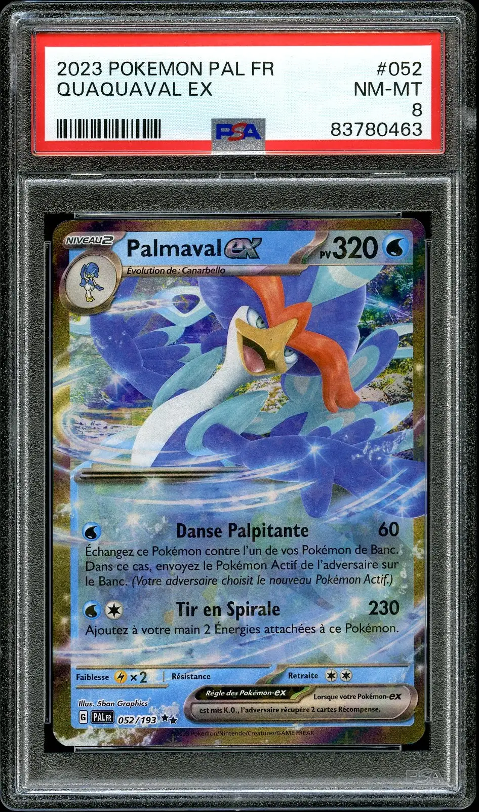 PSA 8 Palmaval Ex
