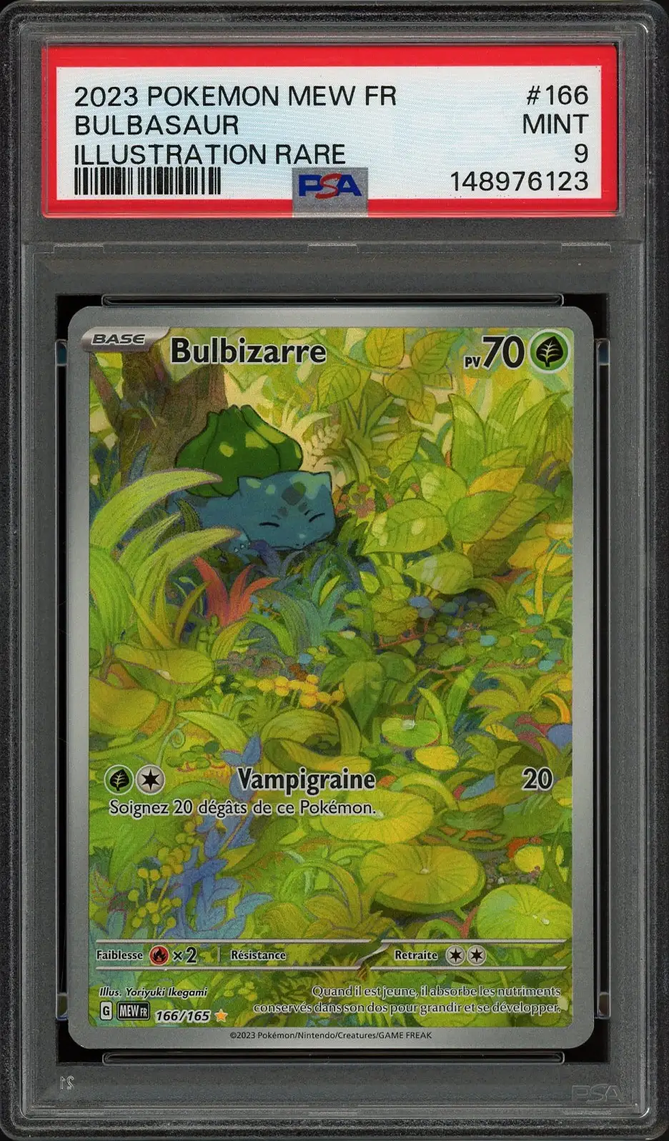 PSA 9 Bulbizarre
