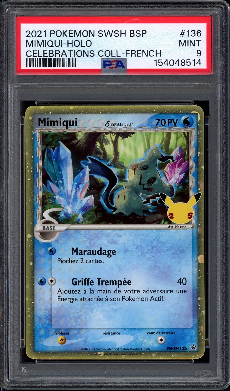 PSA 9 Mimiqui Holo