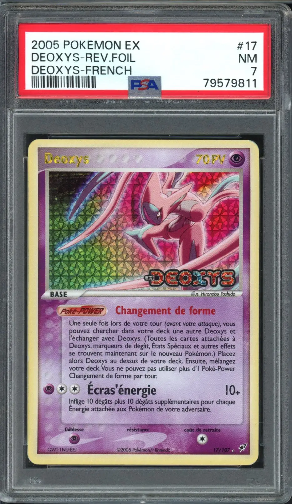 PSA 10 Deoxys Ex