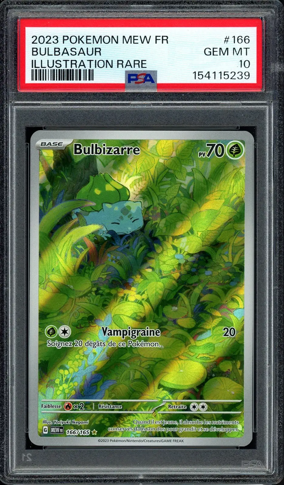 PSA 10 Bulbizarre