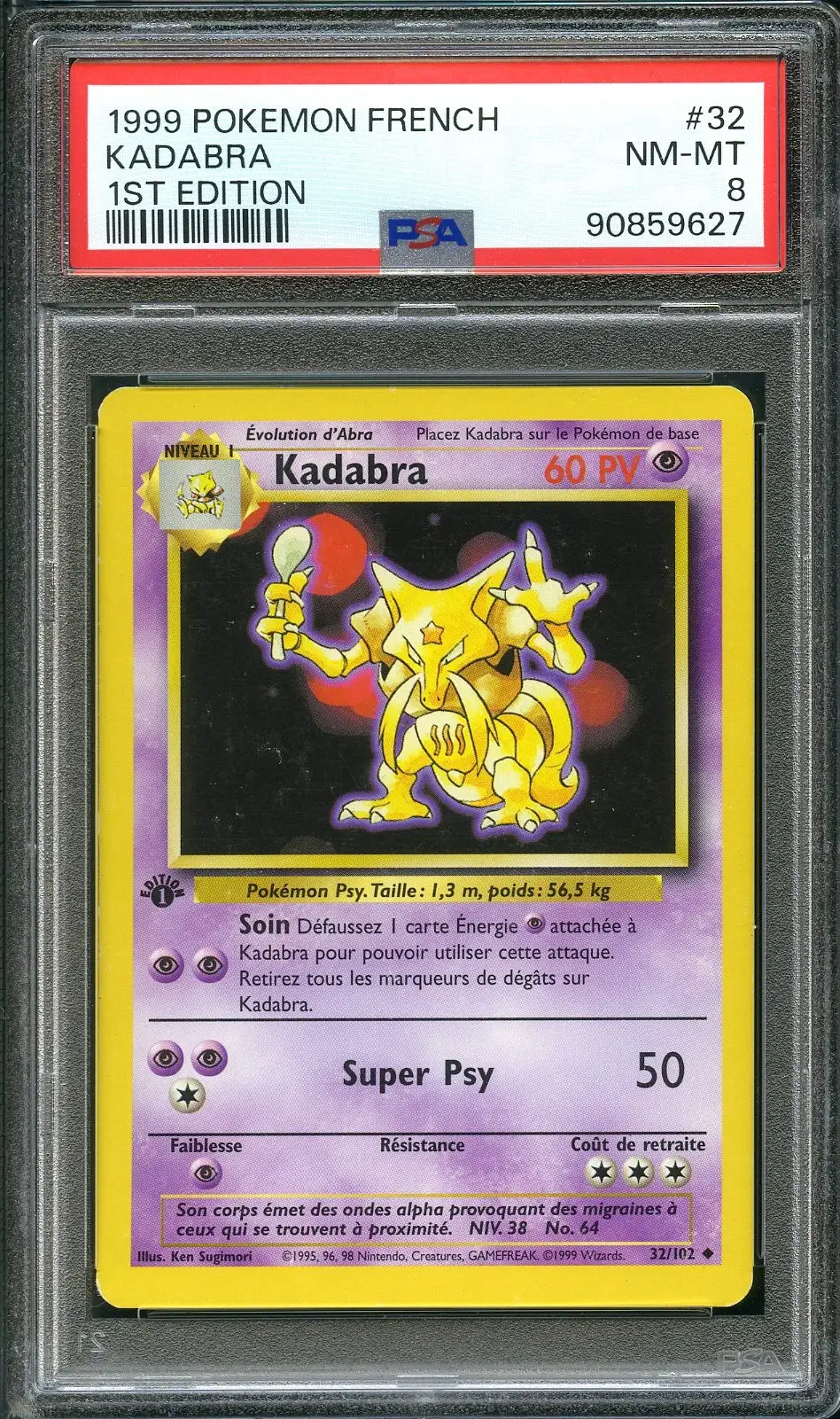 PSA 8 Kadabra