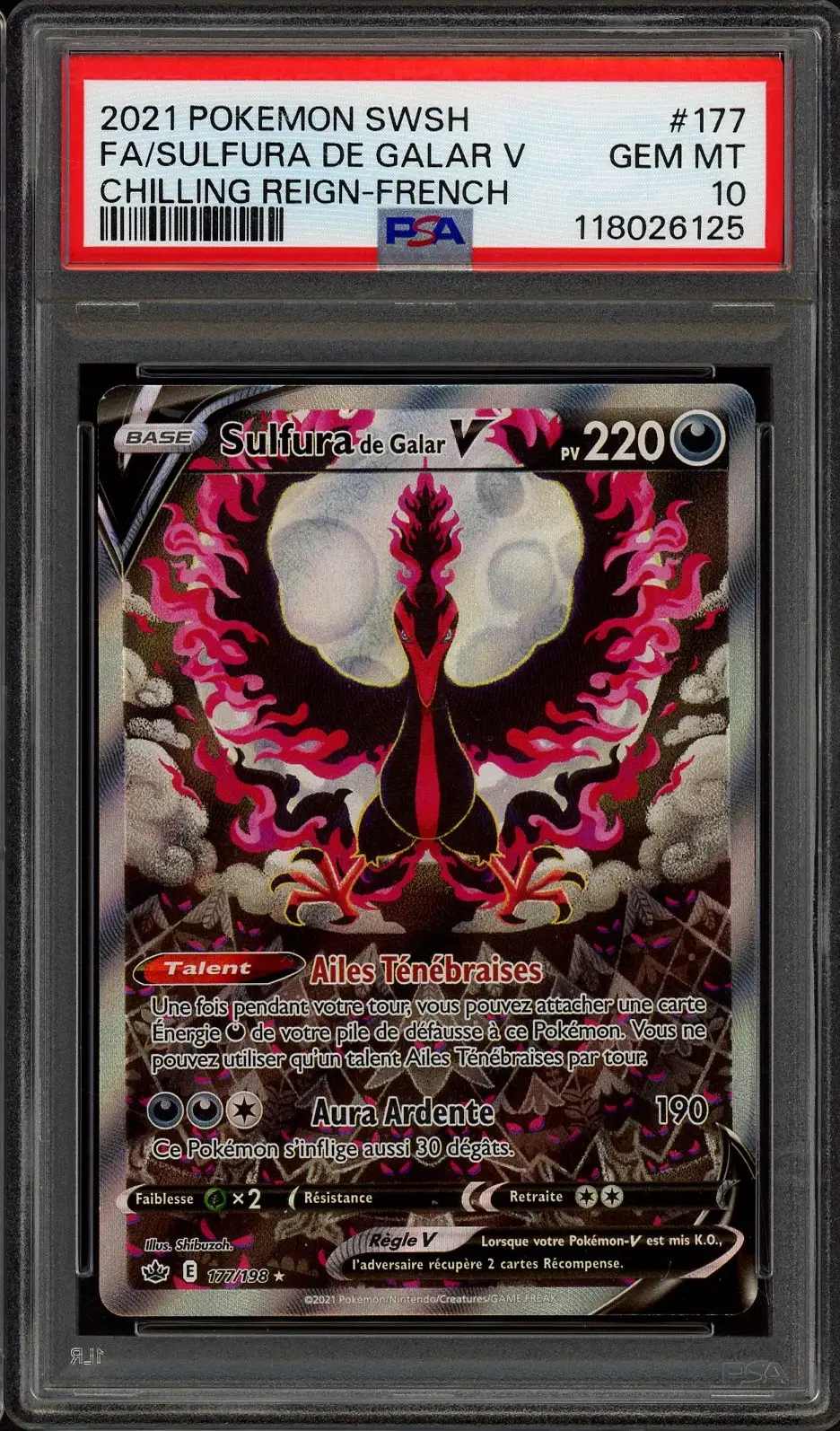 PSA 10 Sulfura de Galar V