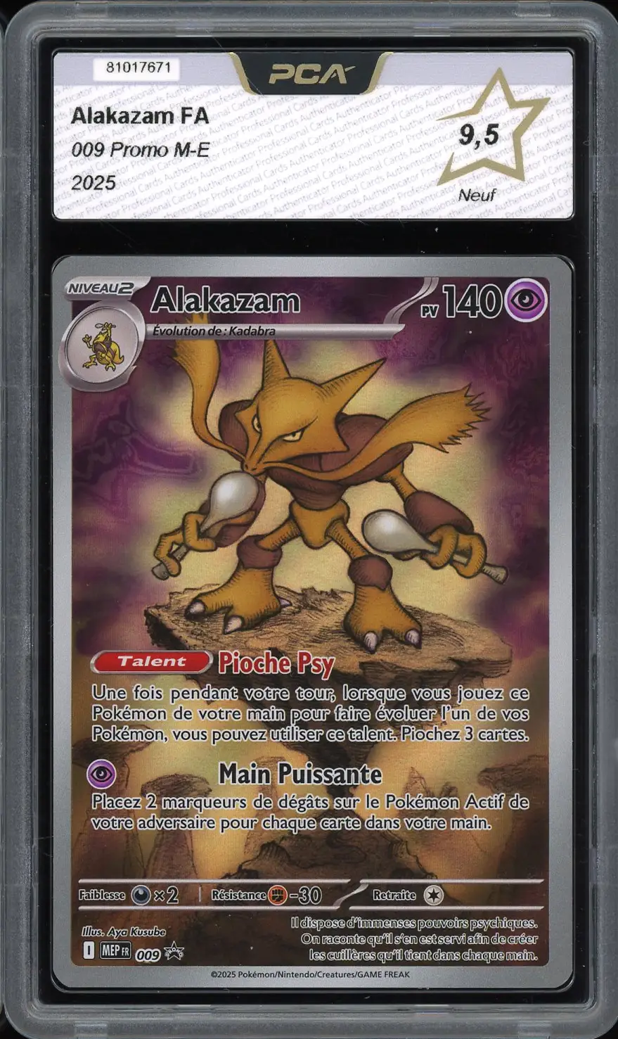 PCA 9.5 Alakazam