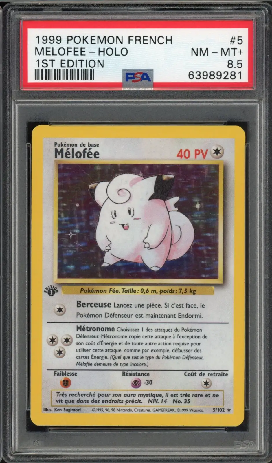 PSA 8.5 Mélofée Holo