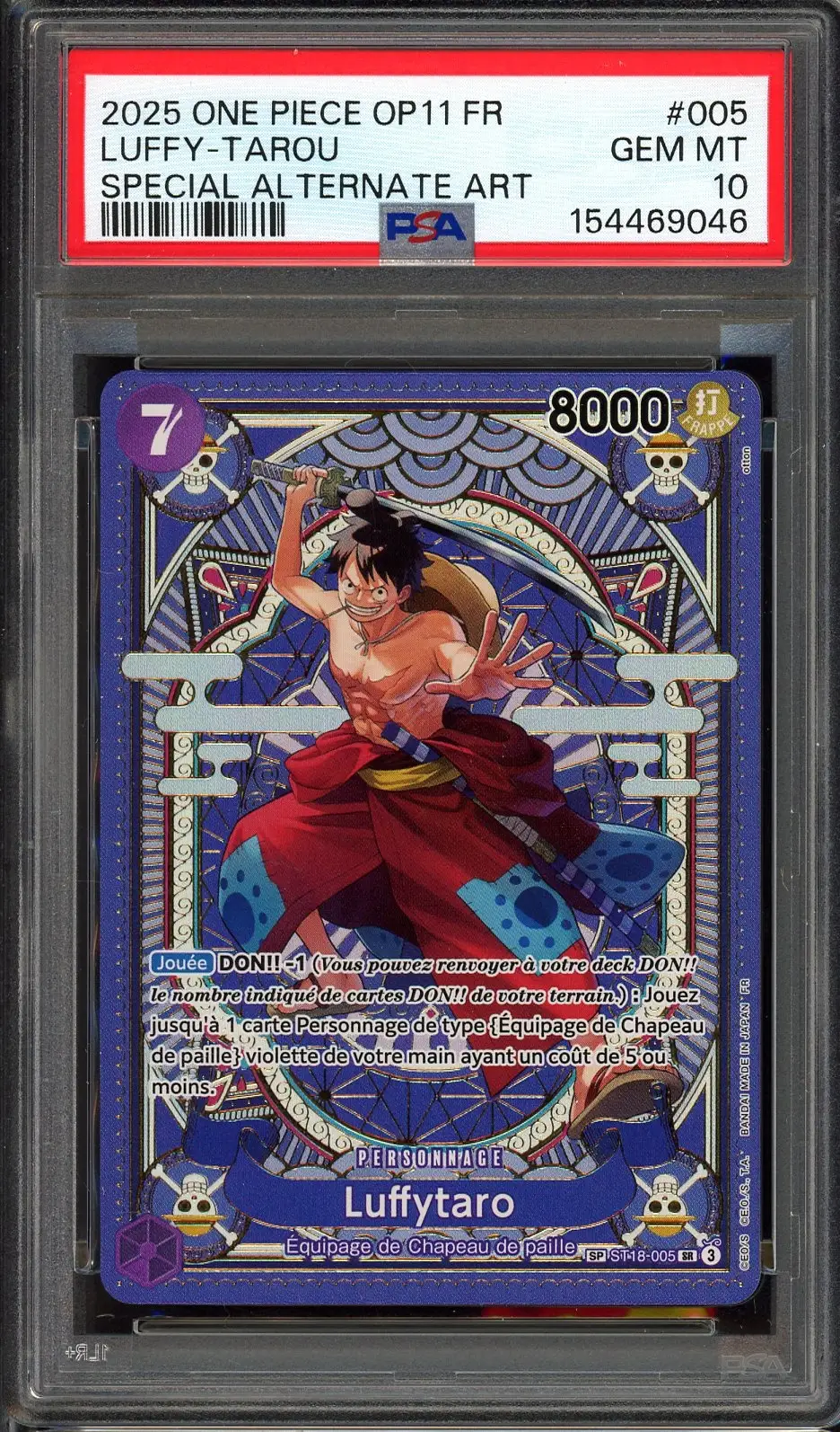 PSA 10 Luffytaro