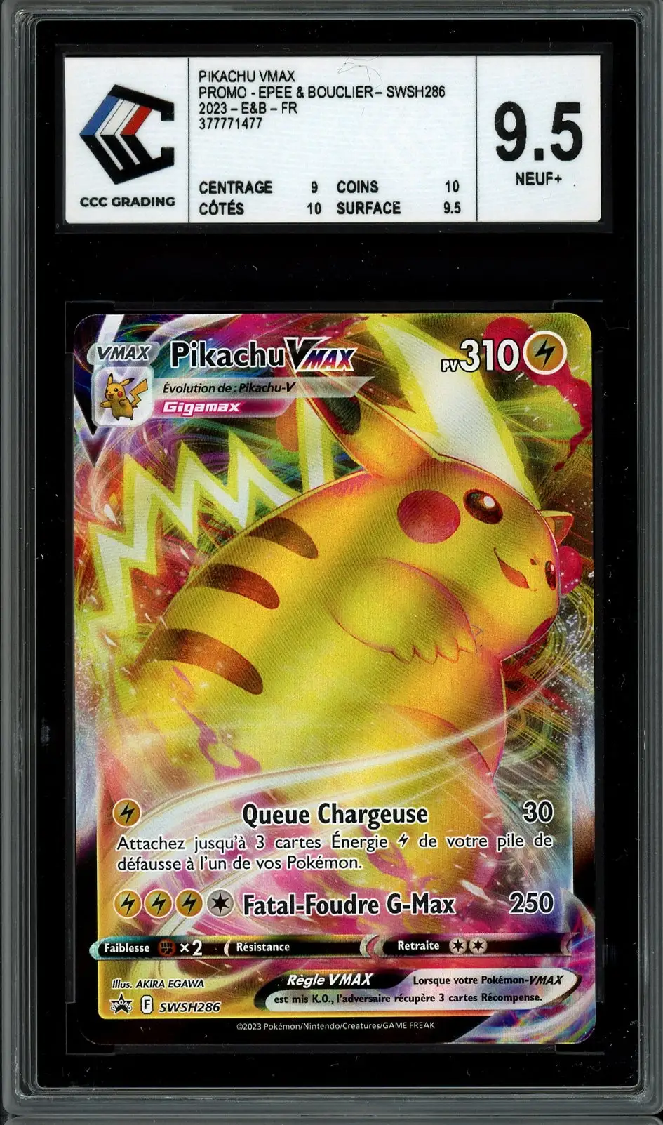 CCC 9.5 Pikachu VMax