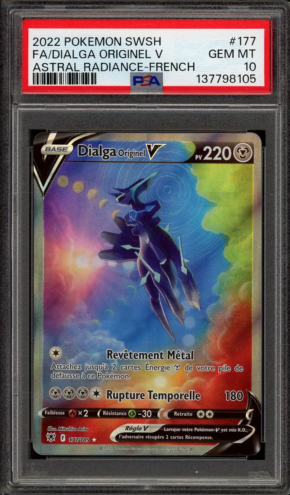 PSA 10 Dialga Originel V