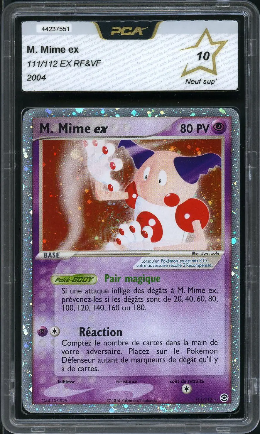 PCA 10 M. Mime Ex