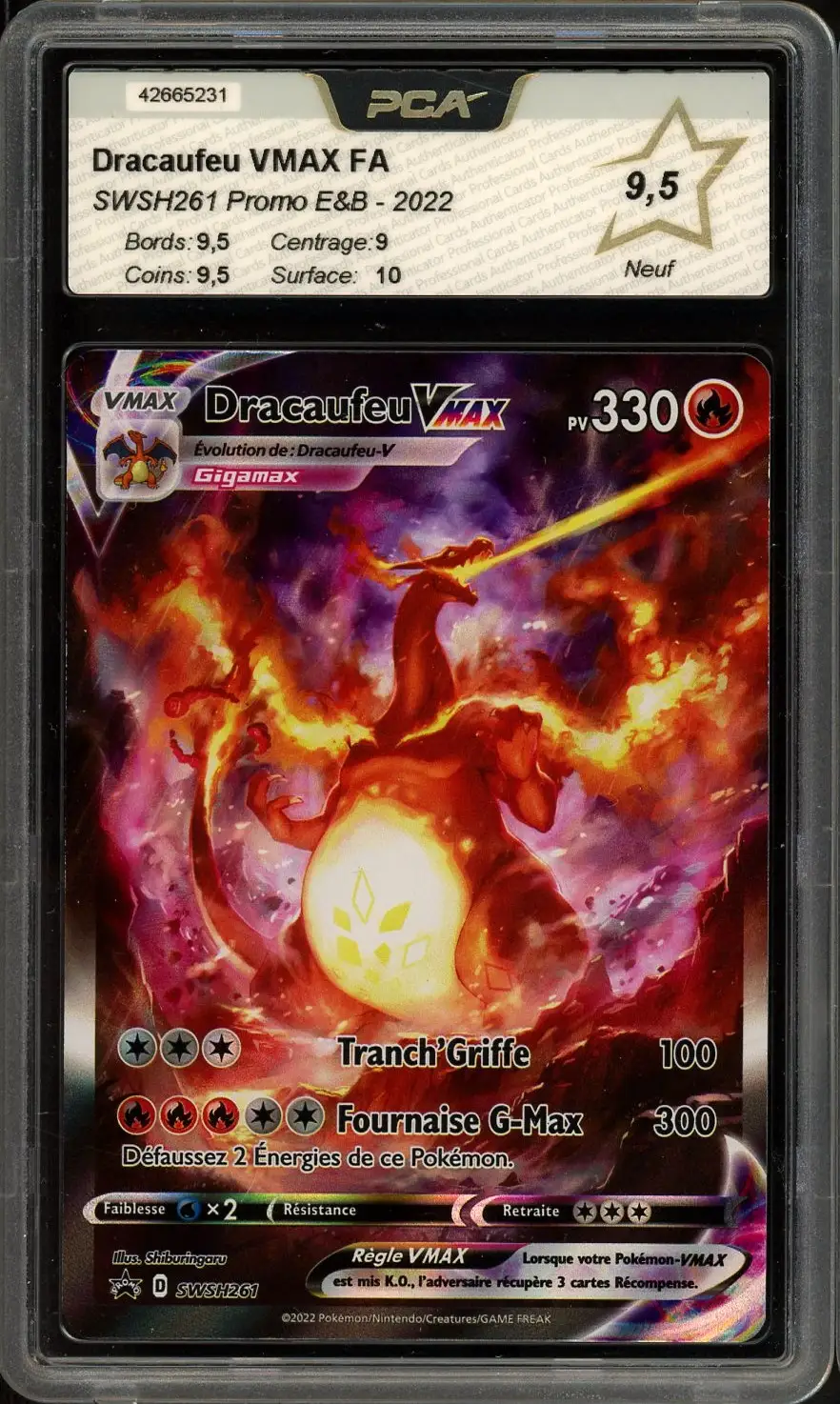 PCA 9.5 Dracaufeu VMax