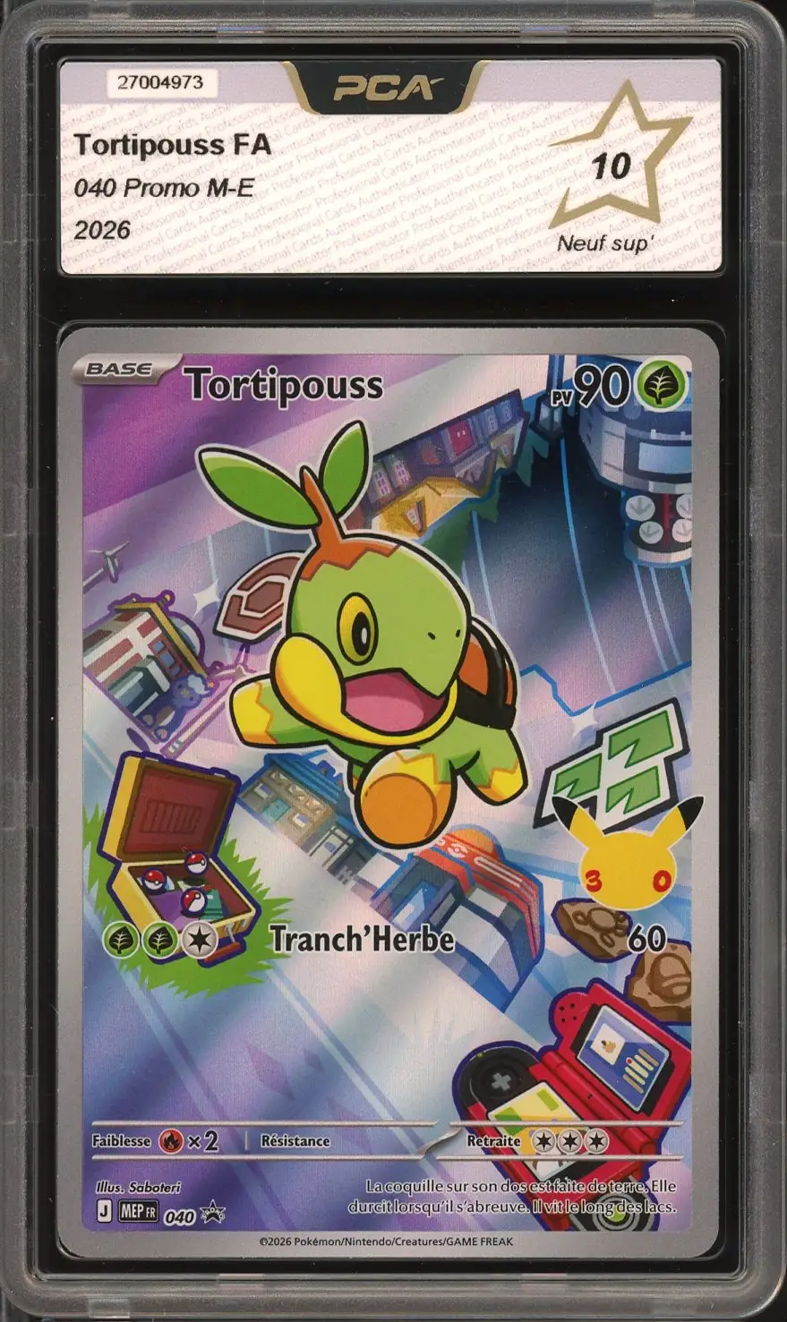 PCA 10 Tortipouss