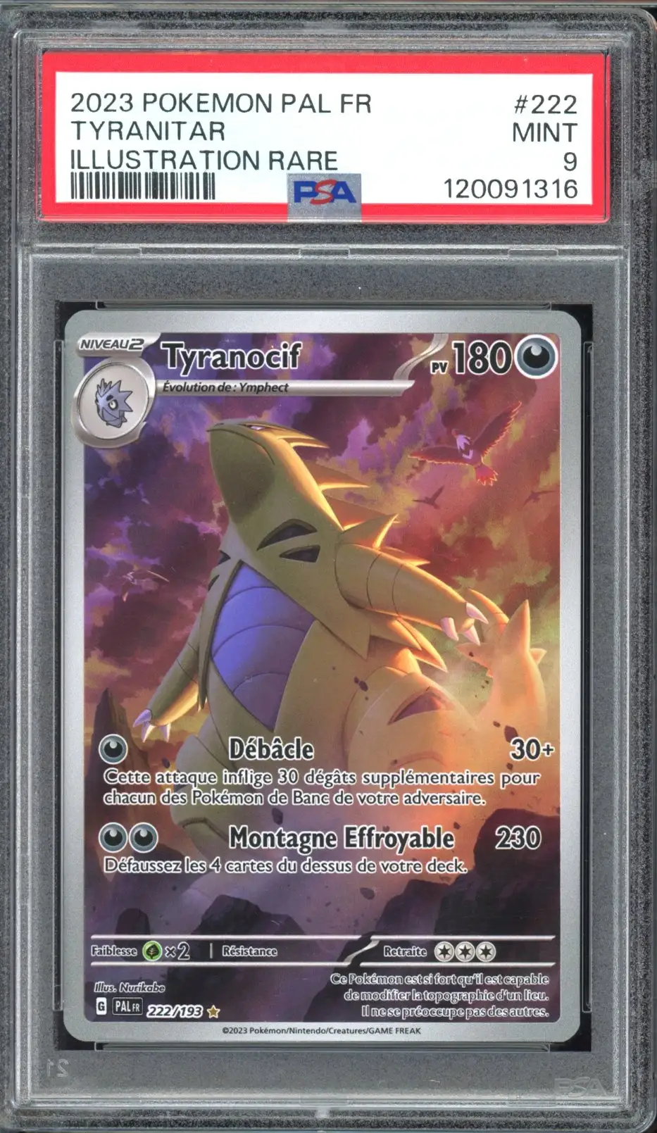 PSA 9 Tyranocif