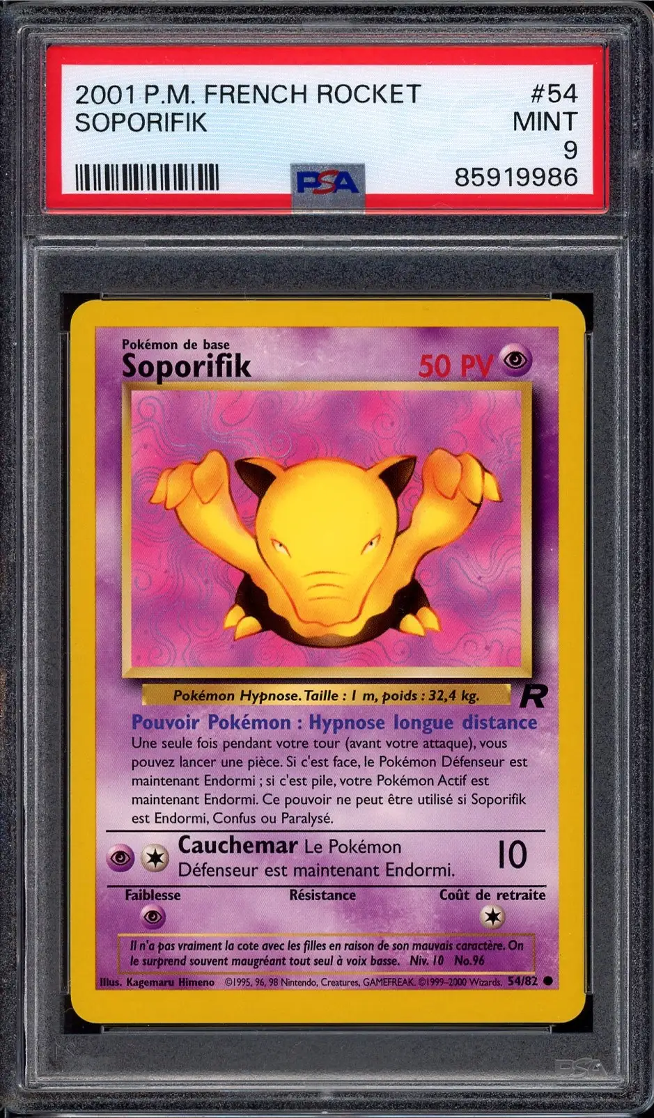 PSA 9 Soporifik